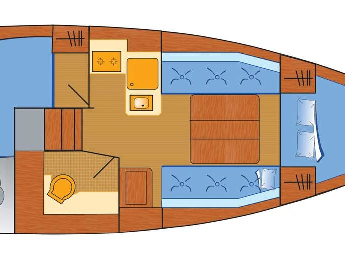 Bootverhuur Heiligenhafen goedkoop Dufour 310