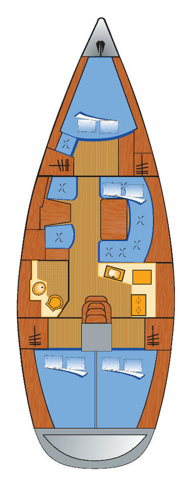 Huur een Jeanneau Sun Odyssey 40 in Barth