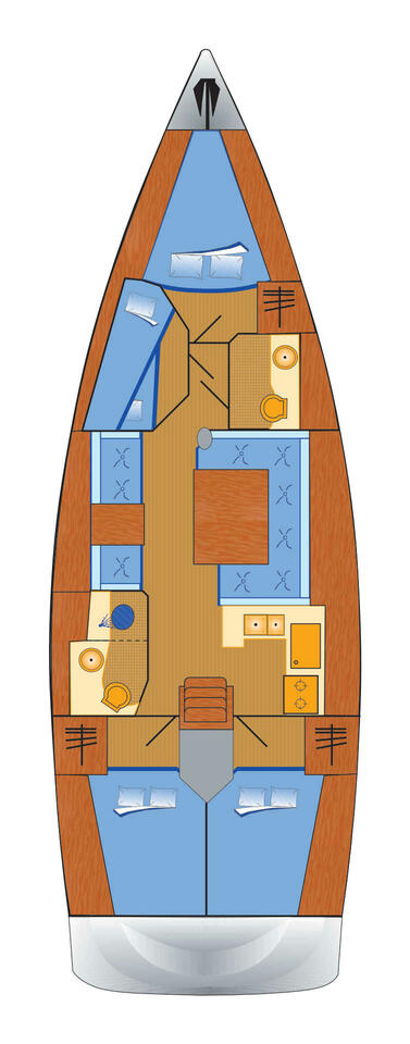 Verhuur Zeilboot Jeanneau met vaarbewijs