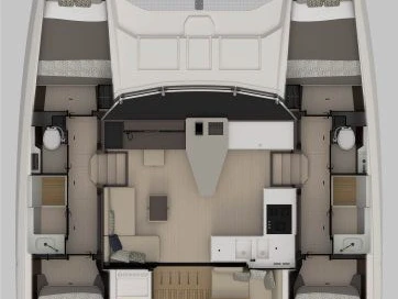 Verhuur Catamaran Nautitech met vaarbewijs