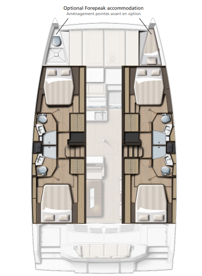 Verhuur Catamaran in Palma de Mallorca - Bali Bali 4.4