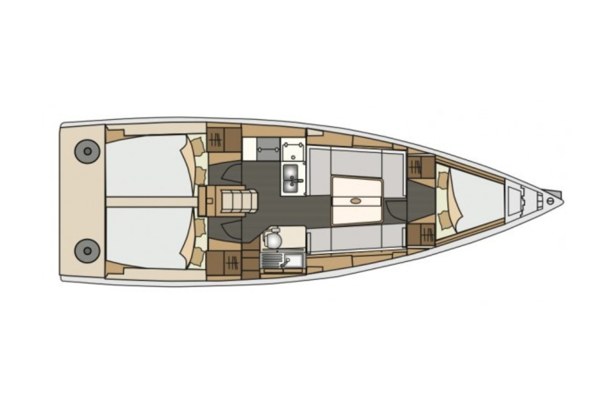 Verhuur Zeilboot in Biograd na Moru - Elan E4