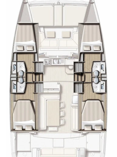 Verhuur Catamaran in Šibenik - Bali Bali 4.1