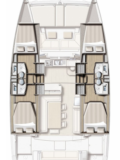 Verhuur Catamaran in Šibenik - Bali Bali 4.1