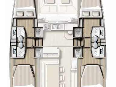 Verhuur Catamaran in Šibenik - Bali Bali 4.1