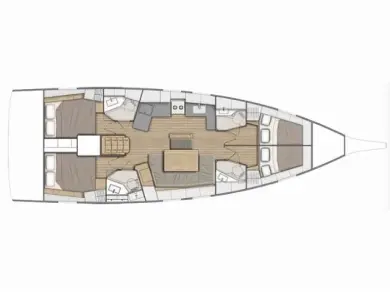 Dufour Dufour 460 Grand Large te huur van particulier of professional in Álimos