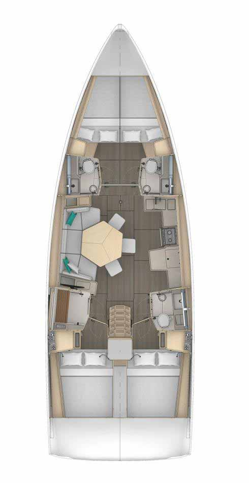 Bootverhuur Trogir goedkoop Dufour 44