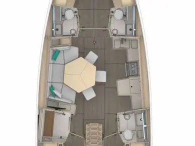 Bootverhuur Trogir goedkoop Dufour 44