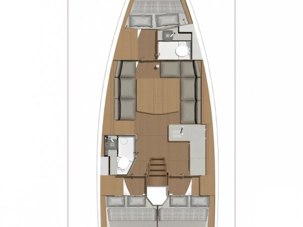 Verhuur Zeilboot in Biograd na Moru - Dufour Dufour 390 GL