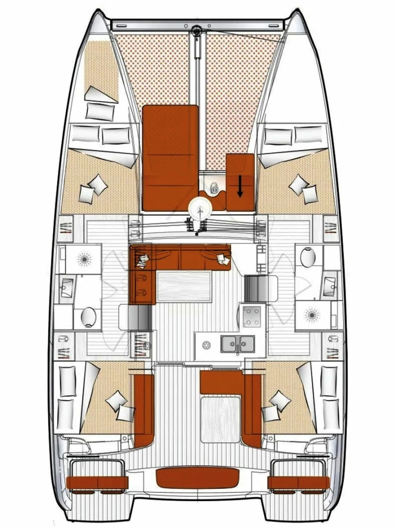 Verhuur Catamaran in Lávrio - Excess Excess 11