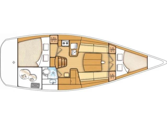 Huur Zeilboot met of zonder schipper Bénéteau in Jezera