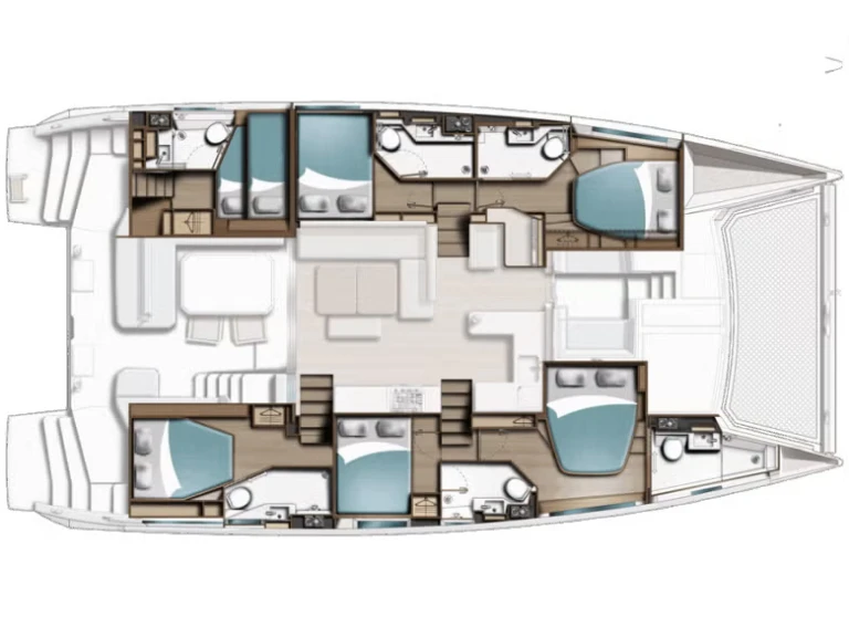 Huur Catamaran met of zonder schipper Leopard Catamarans / Robertson & Caine in Furnari
