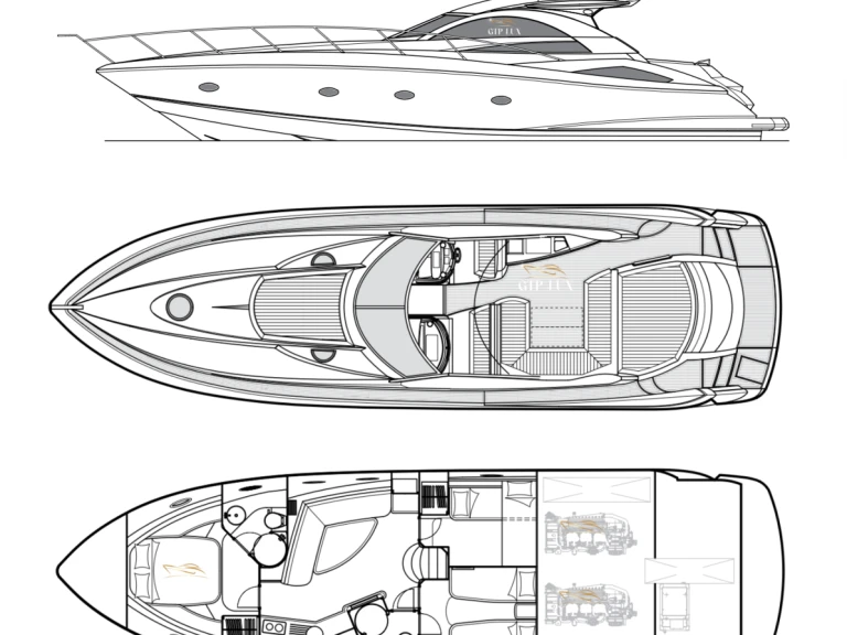 Verhuur Jacht Sunseeker met vaarbewijs