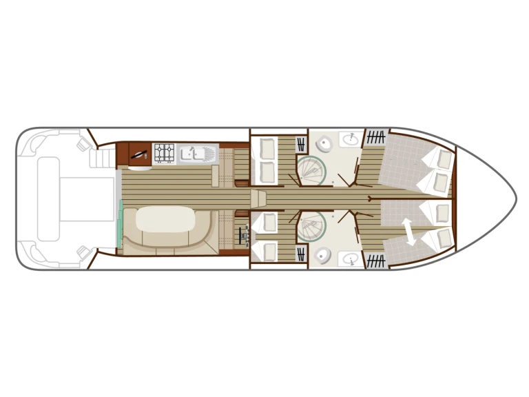 Verhuur Motorboot Nicols Yacht met vaarbewijs