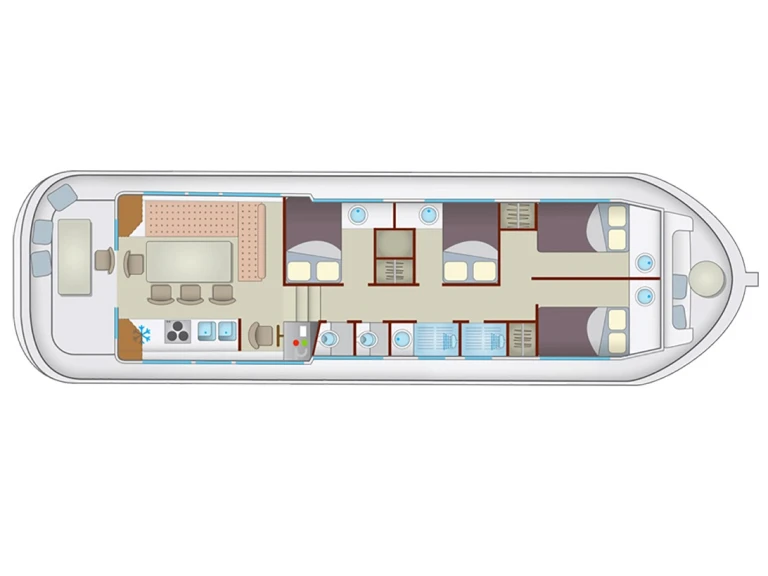 Verhuur Woonboot Pénichette met vaarbewijs