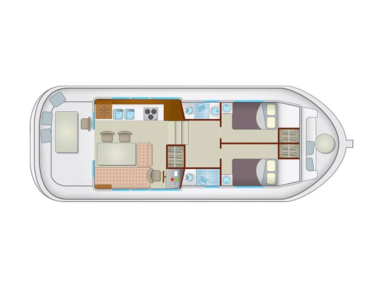 Huur Woonboot met of zonder schipper Pénichette in Lattes