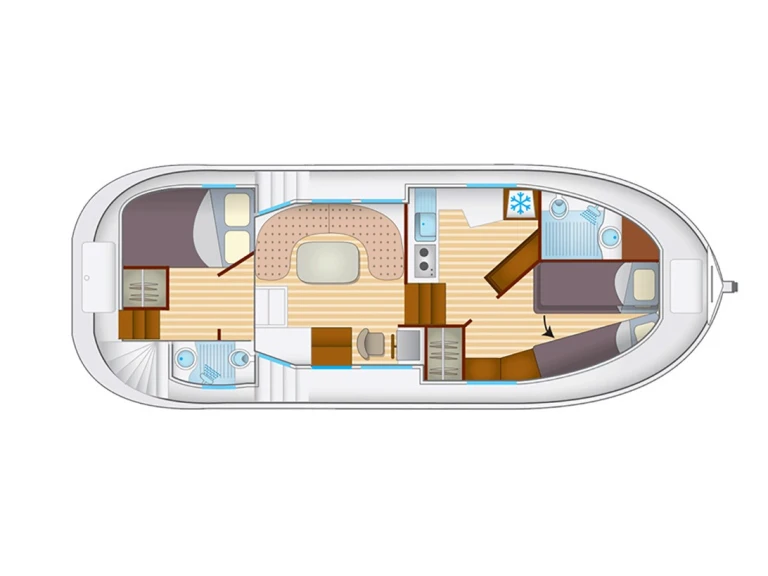 Bootverhuur Dompierre-sur-Besbre goedkoop Pénichette 1020 FB
