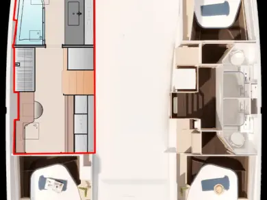 Huur een Fountaine Pajot Fountaine Pajot FP 44 Maestro - 3 + 2 cab. in Nassau