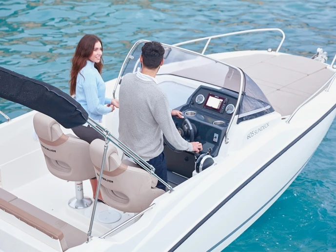 Huur een Quicksilver Quicksilver 605 Sundeck in Antibes