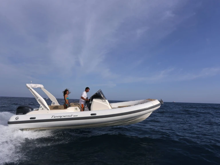 Verhuur RIB in Port de Saint-Cyprien Méditerranée - Capelli Tempest 800 Sun