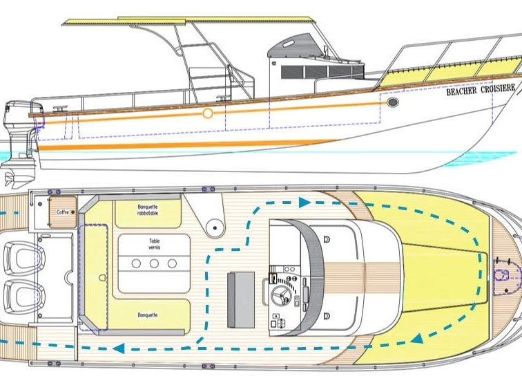 Huur Motorboot met of zonder schipper Beacher in Arcachon