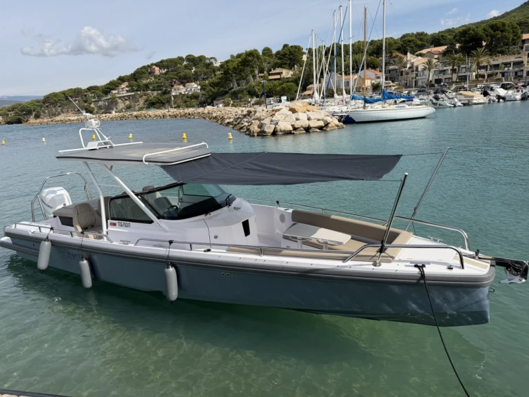 Verhuur Motorboot in La Madrague - Axopar Axopar 28 T-Top