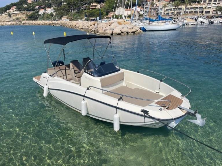 Verhuur Motorboot Quicksilver met vaarbewijs
