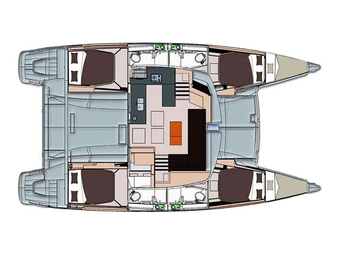 Jachthuur in Sant Antoni de Portmany - Fountaine Pajot Helia 44 via SamBoat