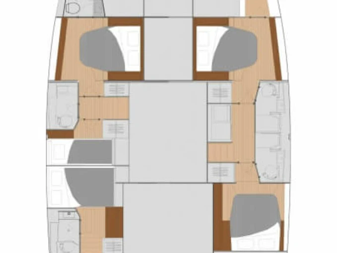 Verhuur Catamaran Fountaine Pajot met vaarbewijs