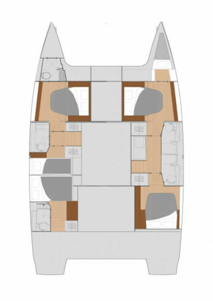 Verhuur Catamaran Fountaine Pajot met vaarbewijs