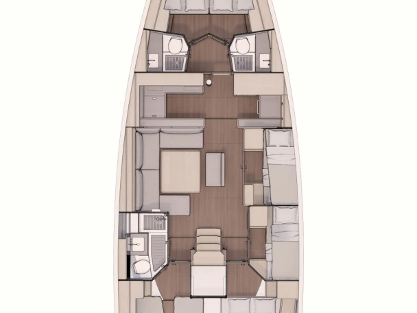 Verhuur Zeilboot in Seget Donji - Dufour Dufour 530