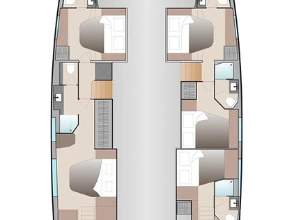 Verhuur Catamaran Fountaine Pajot met vaarbewijs