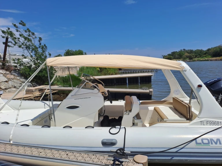 Verhuur RIB Lomac met vaarbewijs