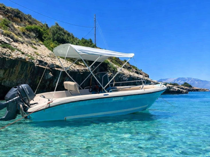 Bootverhuur Zakynthos goedkoop Ranieri 500 Open