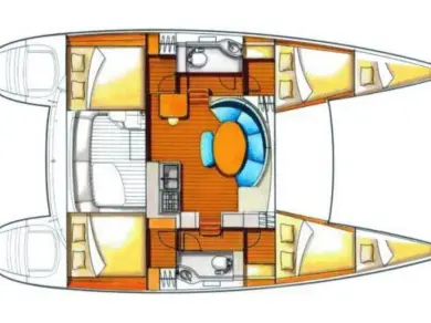 Huur een Lagoon Lagoon 380 in Roses