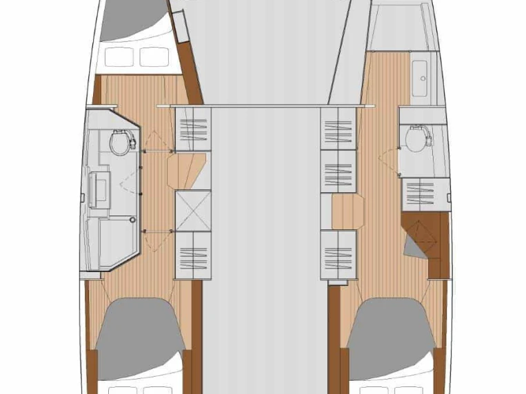 Verhuur Catamaran Fountaine Pajot met vaarbewijs