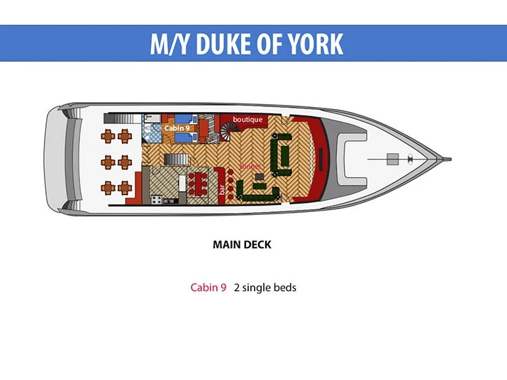  Duke of York - Cabin (triple-1 double + 1 single bed) te huur van particulier of professional in Hulhumale