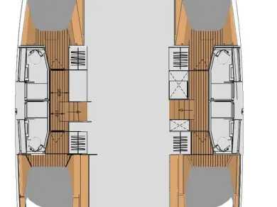 Verhuur Catamaran Fountaine Pajot met vaarbewijs