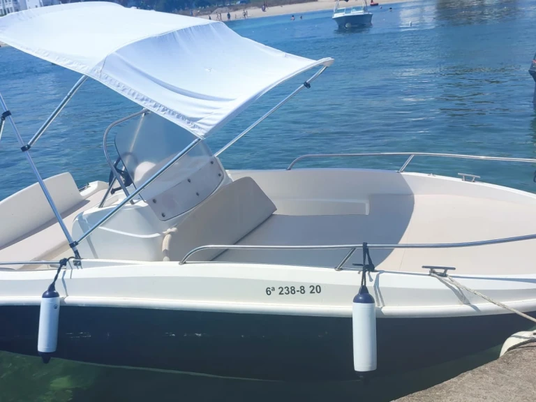 Bootverhuur Sant Antoni de Portmany goedkoop Remus 450 open