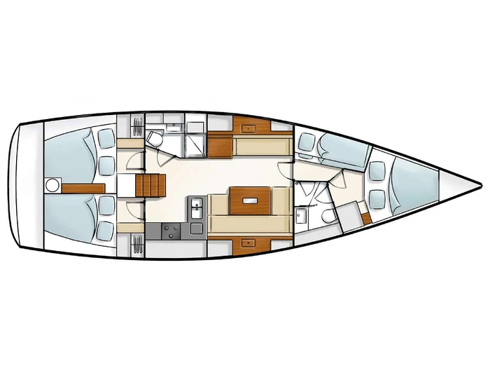 Hanse Hanse 430e te huur van particulier of professional in Pula