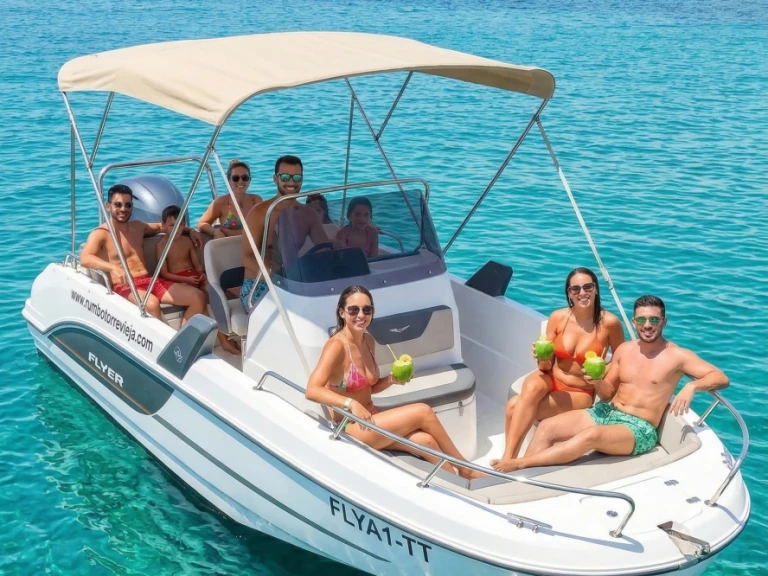 Verhuur Motorboot Invictus  met vaarbewijs