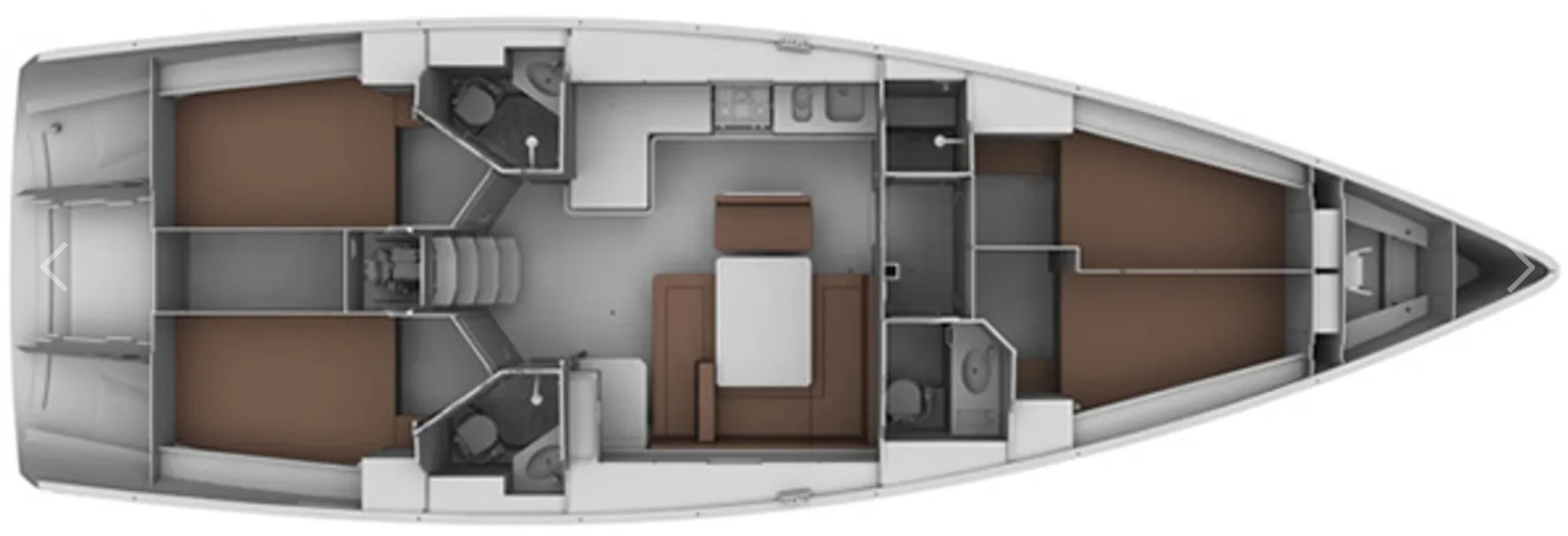 Huur een Bavaria Cruiser 45 in Lefkáda
