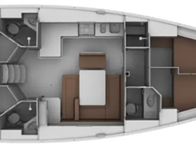 Huur een Bavaria Cruiser 45 in Lefkáda