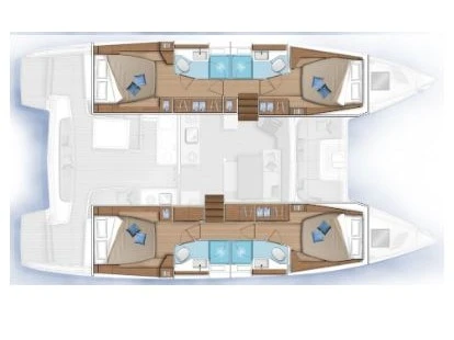 Huur Catamaran met of zonder schipper Lagoon in Gouviá