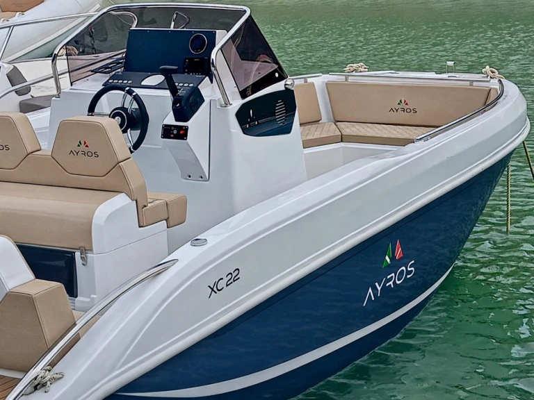Verhuur Motorboot ayros met vaarbewijs