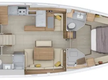 Bootverhuur Split goedkoop Oceanis 52 - 3 cab.