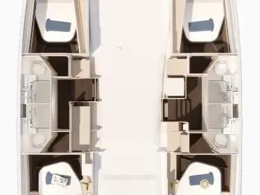 Jachthuur in Seget Donji - Fountaine Pajot Fountaine Pajot FP 44 Quatuor - 4 + 1 cab. via SamBoat