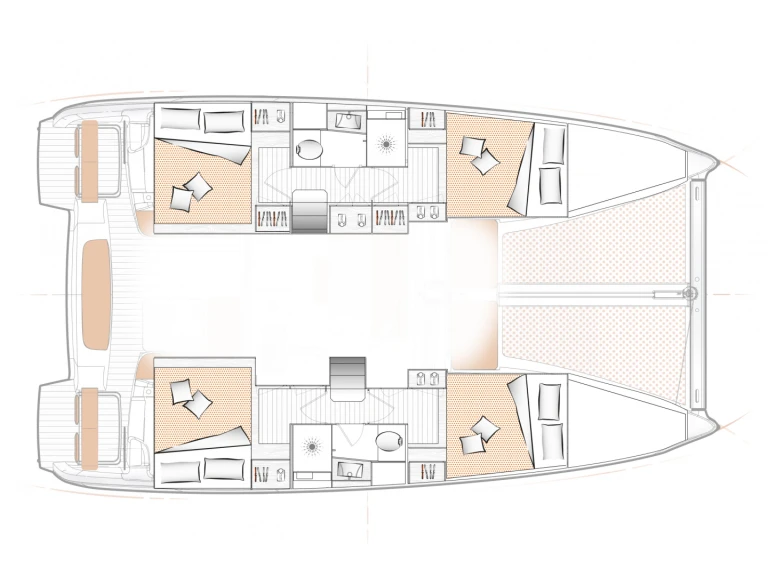 Huur Catamaran met of zonder schipper Excess in Lefkáda