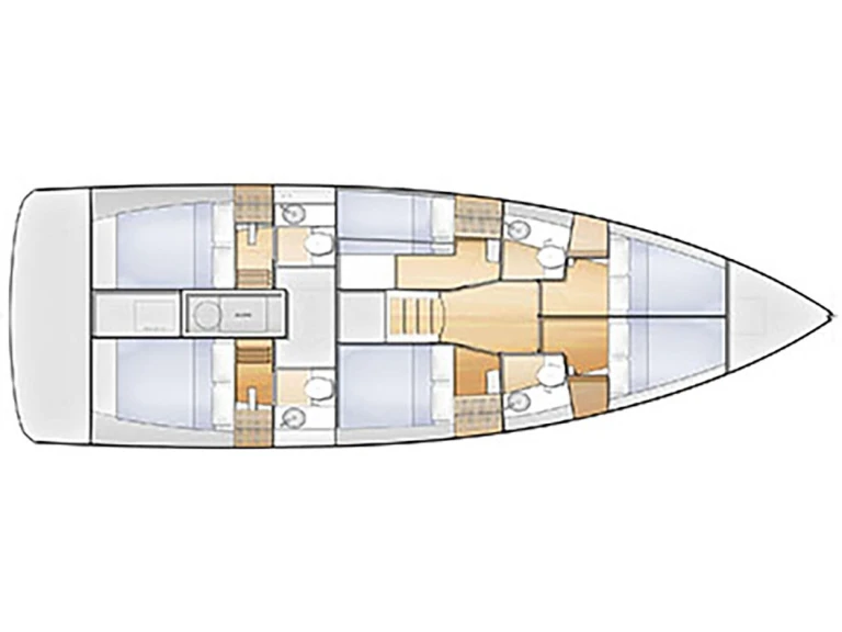 Jachthuur in Néa Péramos - Jeanneau Sun Loft 47 (7 cab.) via SamBoat