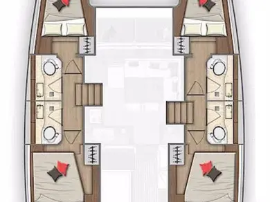 Verhuur Catamaran Lagoon met vaarbewijs